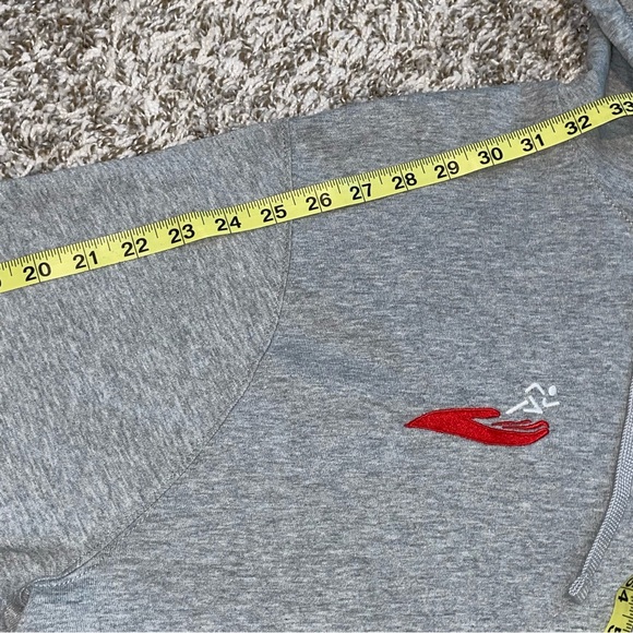 NIKE Motion Lab Active Wear Gray Running Hoodie Sweater Size XL - Picture 6 of 8